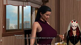 Gamer girl’s erotic journey in a porn game