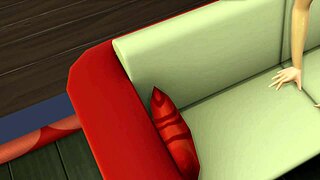 Titty fuck with a demon girl in 3D animated hentai