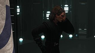 Surrender to the forbidden in this Star Wars themed anime porn