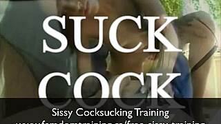 Sissy cocksucking hypnosis for a submissive male