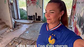 Bukkake Geant: French sluts suck strangers for Euro 2024