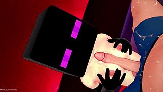 3D animated hentai featuring a hot girlfriend to sleep with