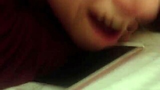 Cuckold's humiliation and rough sex with phone-free boyfriend