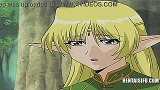 Titty fuck and cumshot in this uncensored hentai video