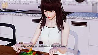 Big tits and ass in a visual novel adventure