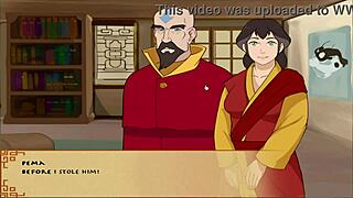 Hentai game with dating and sex options with busty women