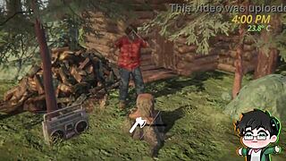 3D animated yaoi: Public fucking in the woods