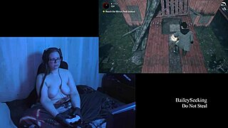 Play through of Naked Alan Wake with natural tits and a thick body