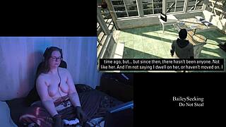 Play through of Naked Alan Wake with natural tits and a thick body