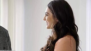 Slutty babysitter Sofie Reyez gets it hard from boss