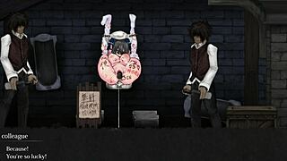 Hentai game with animated porn in the Elevated Pilgrims Path area