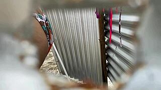 Amateur video of hot lesbian action at the beach