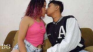 Hot and horny lovers fuck like dogs and squirt