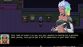 Curvy cuties in sexy outfits in hentai brothel games