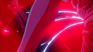 Japanese cartoon hentai with a group bang in a wicked city