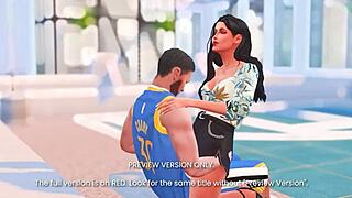 3D animated anime porn with a sports theme