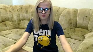 Cute Latvian teen girl Miss Julia on webcam chat