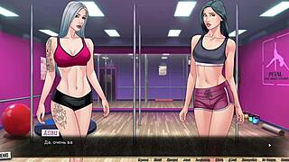 Big nipples and bouncing boobs in a hot cartoon porn video