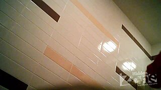 Blue pantied blonde's hidden camera spy porn