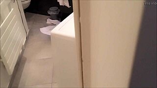 European beauty caught in the act by her maid