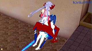Symphogear babes in steamy 3D hentai action