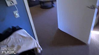 A hunk of a gay guy tries to have sex with his sexually aroused best friend