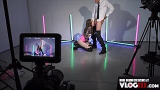 Eden Ivy's smooth and hairless pussy gets a hard pounding in different positions