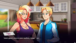Beautiful boobs and big ass in Woodchester cartoon game