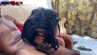 Young African cock sucker gets big dick in return