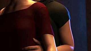 Redhead indulges in ball licking and deepthroat in game