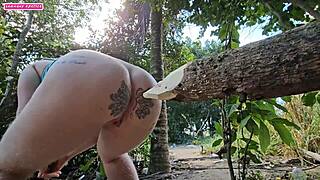 Big black cock fills narrow ass hole perfectly