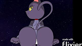 Kitty Twerk Sesh: Cartoon-themed porn video featuring a big ass