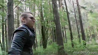 Beautiful teen gets picked up for hardcore anal action