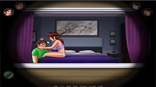 Summer time saga unc part 17 is a hentai game with commented gameplay
