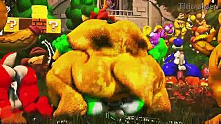 Furry orgy with gay sex and blowjobs in animated video