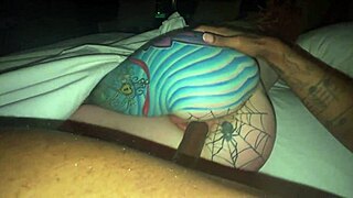 Olivia’s big ass gets a slow and deep drilling with a black cock