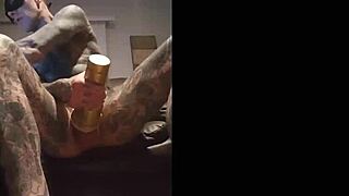 Solo male masturbation with a Fleshlight for the best pleasure