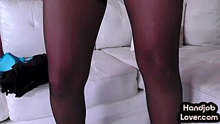 Close up and personal, oiled up big tits wanking and boobjob fun with a big boobed milf
