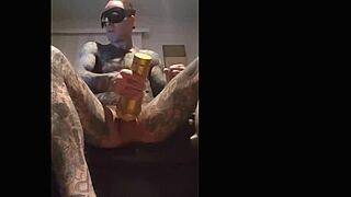 Solo male masturbation with a Fleshlight for the best pleasure