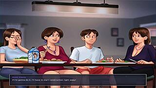 Animated hentai with big boobs in Summer time saga UNC part 13