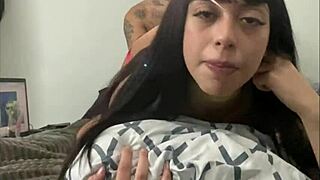 i bent over my argentinian teen pussy for anal creampie, she loves it
