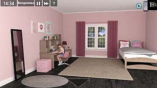 Mother-in-law’s boobs and big dick in girl’s house in animated porn