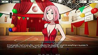 3D animated Naruto kunoichi trainer with 35 events