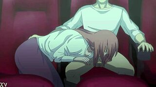 3D animated movie with stepsis giving a quick blowjob and hot sex scenes