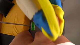 Close up of big cock fucking big ass of amateur maid