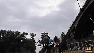Hunt4k's wild hunt: Skinny teen gets fucked for cash