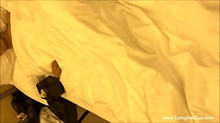 Young Taiwanese boy shows off his big cock