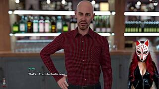 Public humiliation in a bar: A hentai style cartoon