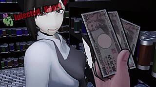 Kobeni gives sloppy POV blowjob sound loop