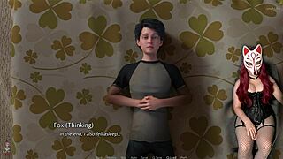 Beautiful boy with golden hair in hot cartoon porn video